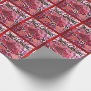 Papier Cadeau Papier d'enveloppement de Noël de Lizard à crêpes