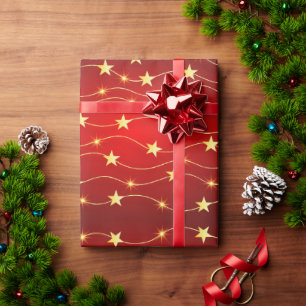 Papier Cadeau Papier d'enveloppement de Noël de Starlight