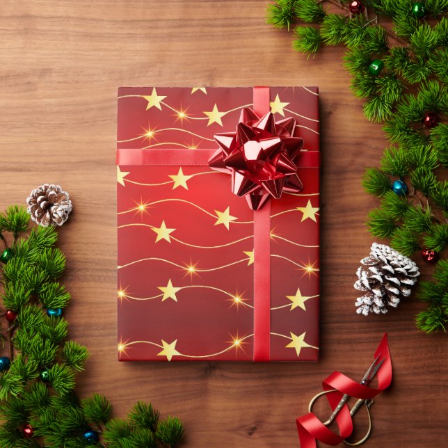 Papier Cadeau Papier d'enveloppement de Noël de Starlight (Cadeau de vacances)