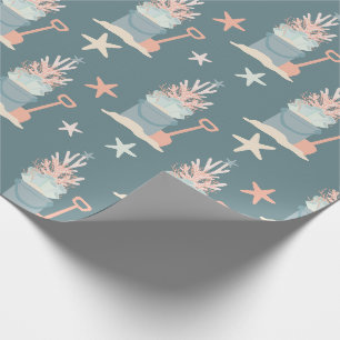 Papier Cadeau Papier d'enveloppement de Noël du littoral