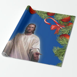 Papier Cadeau Papier d'enveloppement de Noël Jésus