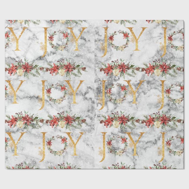 Papier Cadeau Papier d'enveloppement de Noël Joy Holiday (Couture)