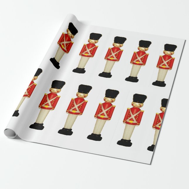Papier Cadeau Papier d'enveloppement de Noël Londres Angleterre (Déroulé)