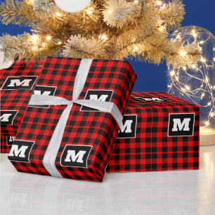 Papier Cadeau Papier d'enveloppement de Noël personnalisé pour b