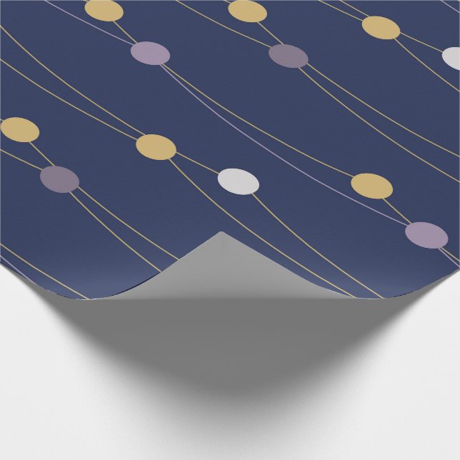Papier Cadeau Papier d'enveloppement de Noël scandinave (Coin)