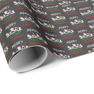 Papier Cadeau Papier d'enveloppement de Noël végétalien
