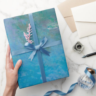 Papier Cadeau Papier d'enveloppement de peinture Claude Monet cé