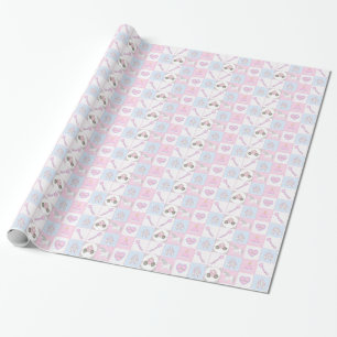 Papier Cadeau Papier d'enveloppement de petite princesse