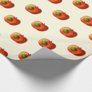 Papier Cadeau Papier d'enveloppement de pomme amusant