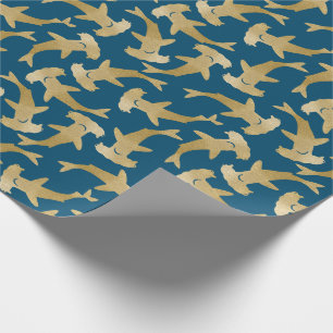 Papier Cadeau Papier d'enveloppement de requin à marteau