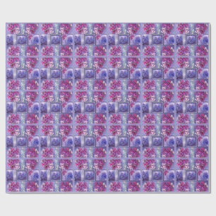 Papier Cadeau Papier d'enveloppement de sirène d'océan violet