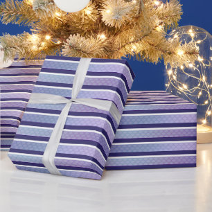 Papier Cadeau Papier d'enveloppement de sirène d'océan violet