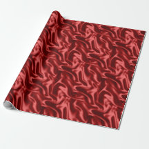 Papier d'enveloppement de style satiné rouge