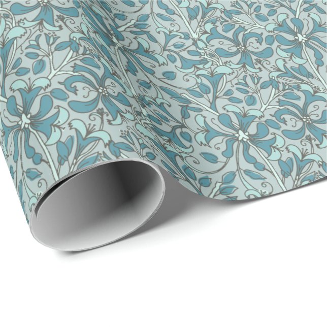 Papier Cadeau Papier d'enveloppement de sucettes de miel de styl (Coin rond)