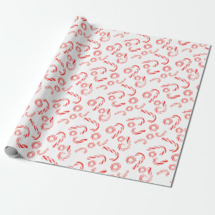 Papier Cadeau Papier d'enveloppement de Sucre de canne de menthe