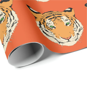 Papier Cadeau Papier d'enveloppement de tigre
