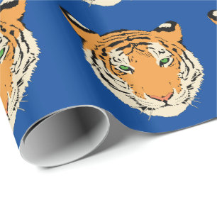 Papier Cadeau Papier d'enveloppement de tigre