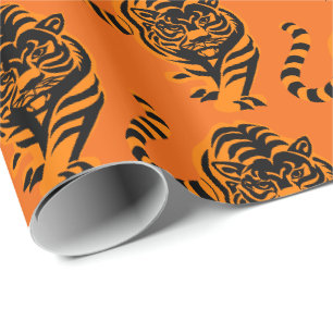 Papier Cadeau Papier d'enveloppement de tigres
