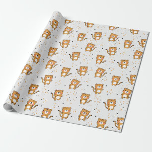Papier Cadeau Papier d'enveloppement de tigres