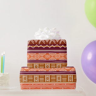 Papier Cadeau Papier d'enveloppement de tissu de boue moderne