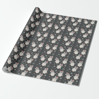 Papier Cadeau Papier d'enveloppement de vacances pour pingouin n