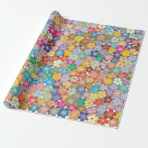 "Papier d'enveloppement de vacances unique"