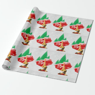 Papier Cadeau Papier d'enveloppement de voiture classique pour f