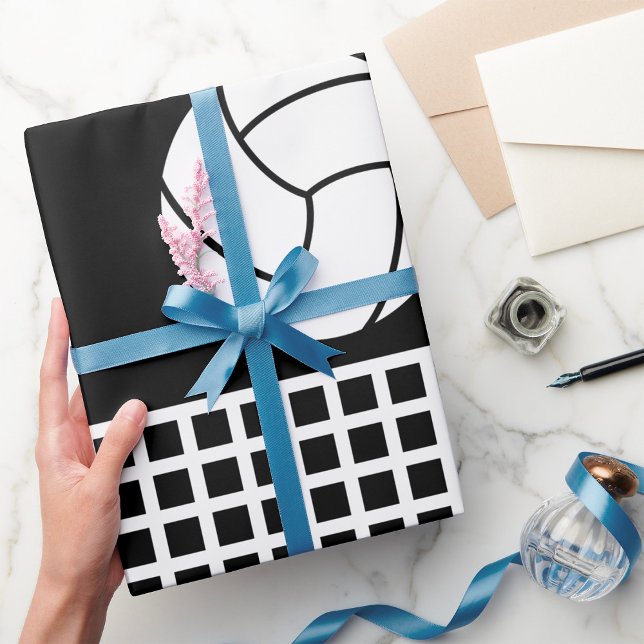 Papier Cadeau Papier d'enveloppement de volley-ball (Créateur téléchargé)