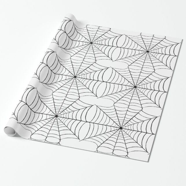 Papier Cadeau Papier d'enveloppement des araignées (Déroulé)