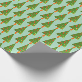 Papier Cadeau Papier d'enveloppement des arbres de Noël