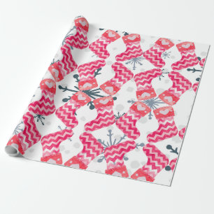Papier Cadeau Papier d'enveloppement des bouchons rouges mignons