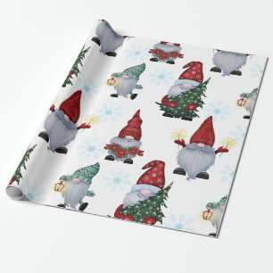 Papier Cadeau Papier d'enveloppement des glaces de neige de Noël