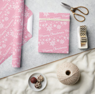 Papier Cadeau Papier d'enveloppement des lacs de neige de Noël
