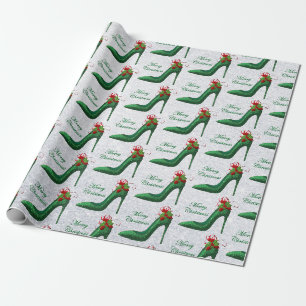 Papier Cadeau Papier d'enveloppement des talons de Parties scint