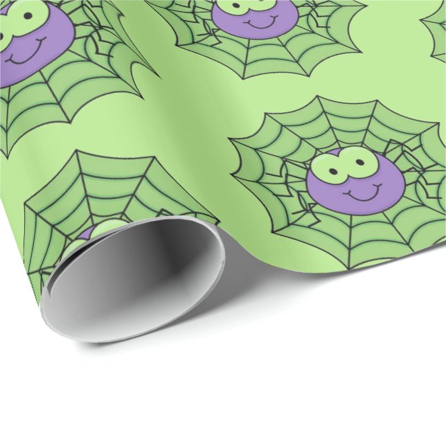 Papier Cadeau Papier d'enveloppement d'Halloween (Coin rond)