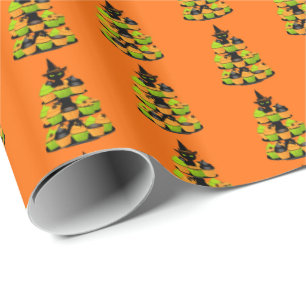 Papier Cadeau Papier d'enveloppement d'Halloween