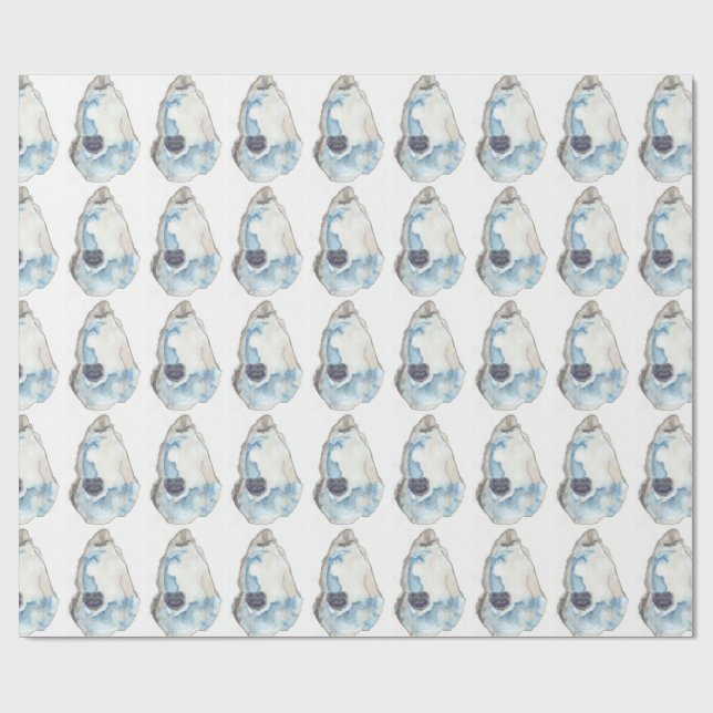 Papier Cadeau Papier d'enveloppement d'huîtres (Plat)