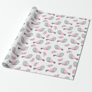 Papier Cadeau Papier d'enveloppement d'oiseaux