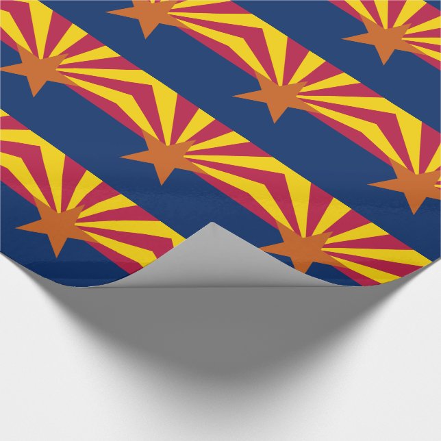 Papier Cadeau Papier d'enveloppement du drapeau de l'État de l'A (Coin)