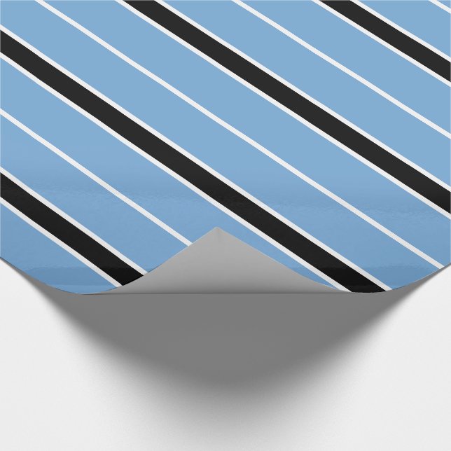Papier Cadeau Papier d'enveloppement du drapeau du Botswana patr (Coin)