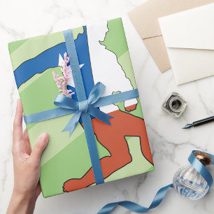 Papier Cadeau Papier d'enveloppement du joueur de football natio
