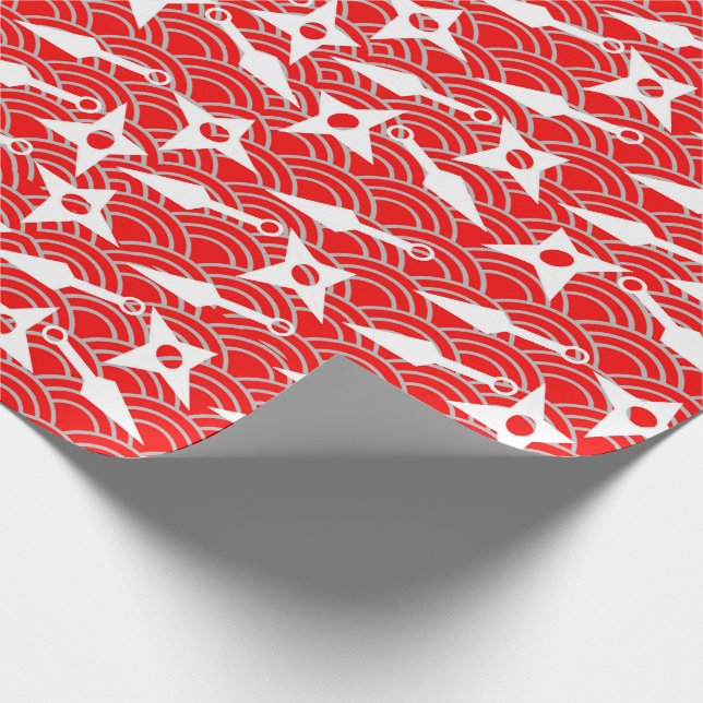 Papier Cadeau Papier d'enveloppement Élégance Ninja (Coin)