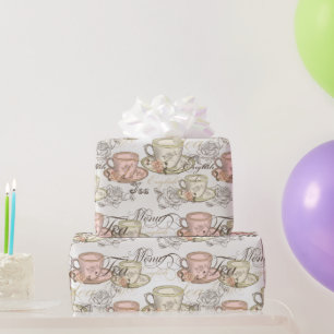 Papier Cadeau Papier d'enveloppement élégant pour thé