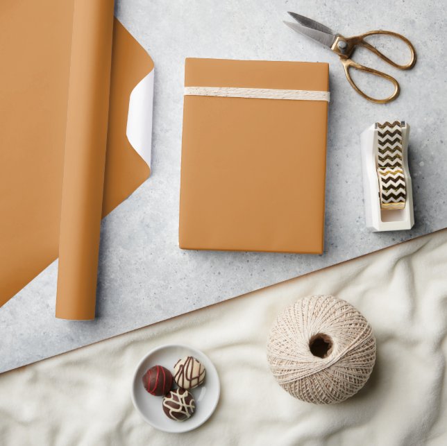 Papier Cadeau Papier d'enveloppement en bronze (Artisanat)