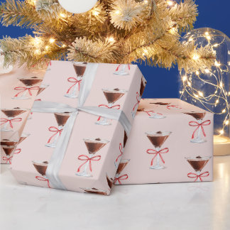 Papier Cadeau Papier d'enveloppement Espresso Martini