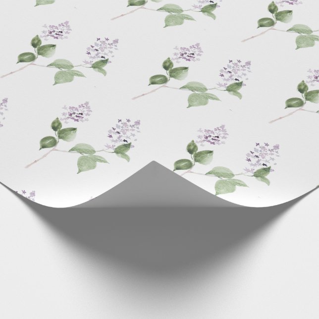 Papier Cadeau Papier d'enveloppement Lilac (Coin)