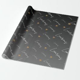 Papier Cadeau Papier d'enveloppement luxueux | Luxueux Mariage