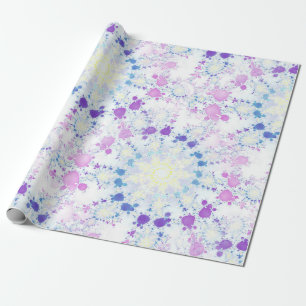 Papier Cadeau Papier d'enveloppement mandala de printemps