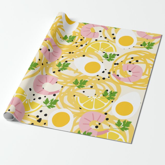 Papier Cadeau Papier d'enveloppement mignonne (Déroulé)