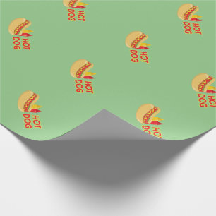 Papier Cadeau Papier d'enveloppement Motif à condiment de chien 